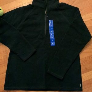 NWT -Eddie Bauer Women’s  1/4 zip Fleece great green color ♥️♥️